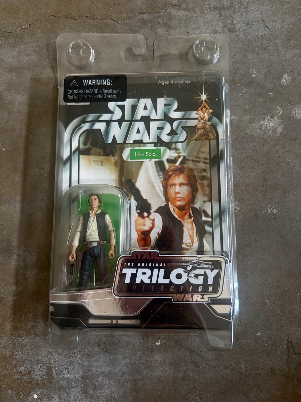 Hasbro Star Wars Trilogy Collection Han Solo Green Backing
